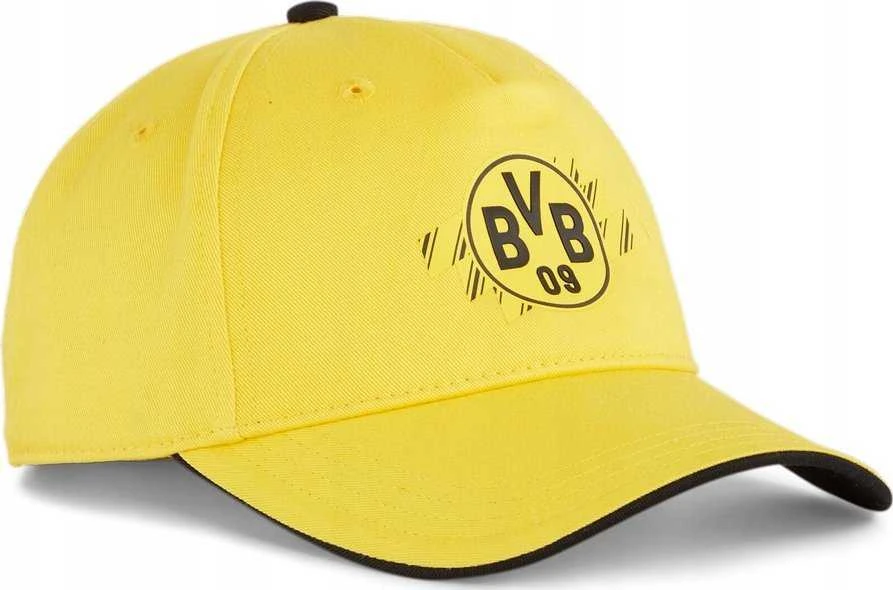 Geltona BVB 09 sportinė kepurė su snapeliu