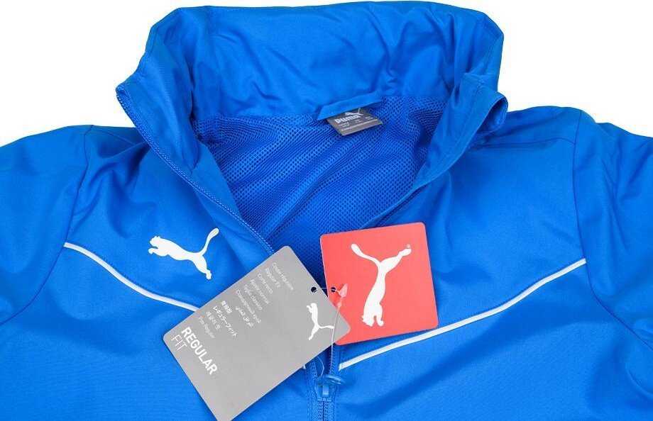 Puma teamRISE striukė bet kokiam orui vaikiška mėlyna 657402 02