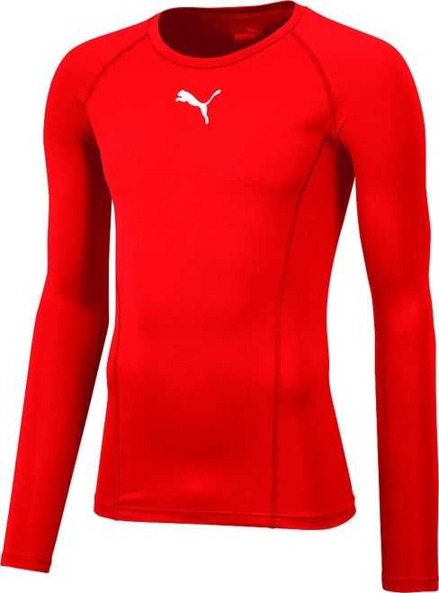 Vyriški marškinėliai Puma Liga Baselayer Tee LS raudona 655920 01 (L)