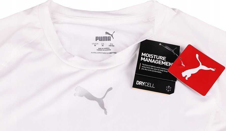 Vyriški marškinėliai Puma LIGA Baselayer Tee SS balta 655918 04 (2XL)