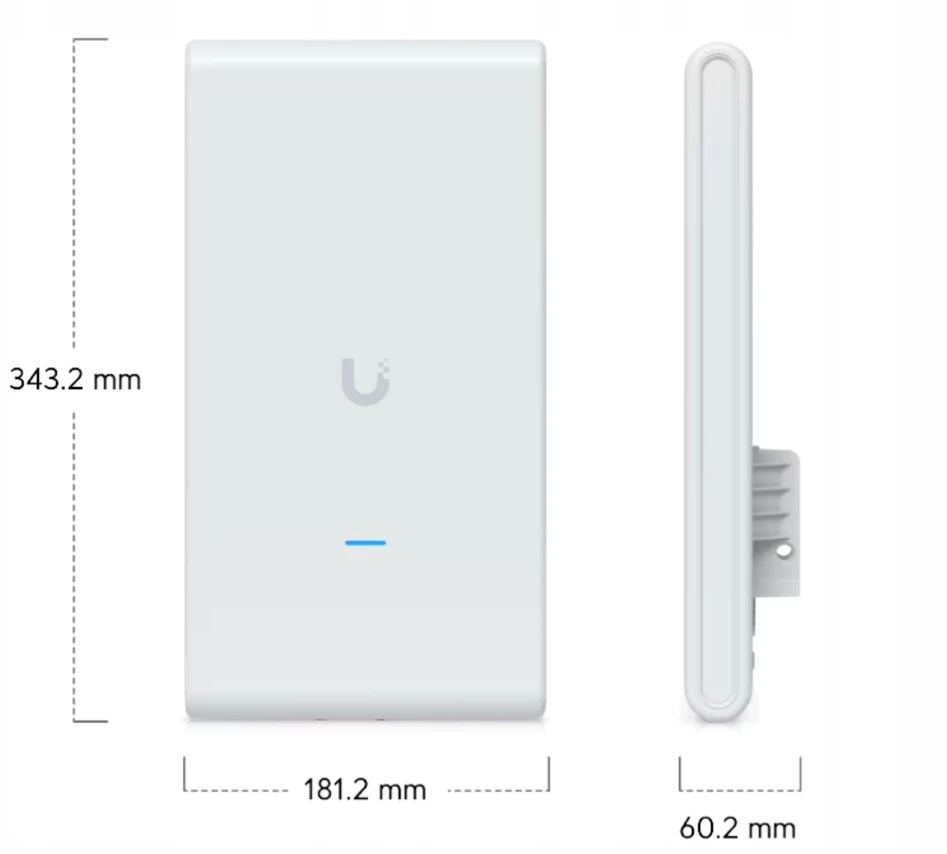 Maršrutizatorius PUNKT DOSTĘPOWY UQ-U6-MESH-PRO UniFi Wi-Fi 6 2,4 GHz, 5 GHz, 573,5 Mbps + 2400 Mbps UBIQUITI