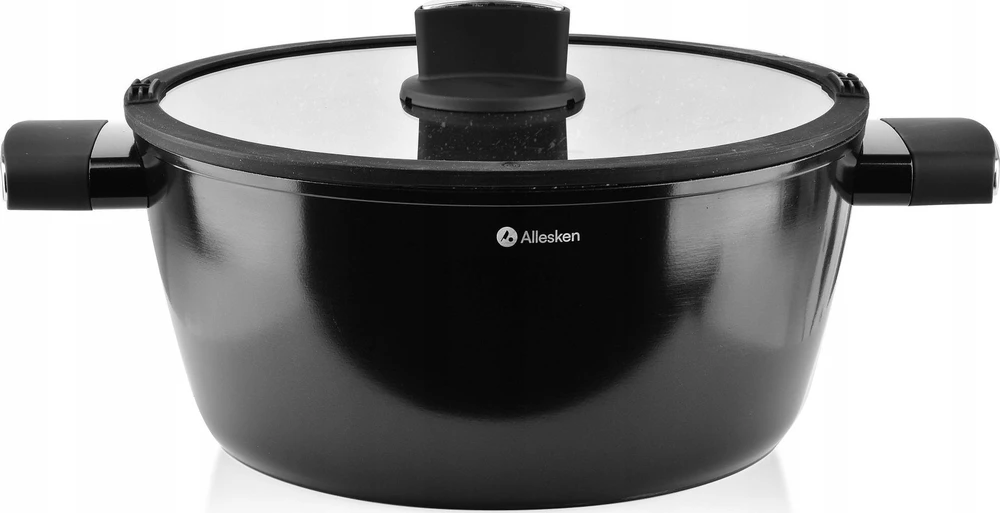 Mondex Indukcinis puodas 28cm 6,7L su nepridegančiu dangteliu virtuvei