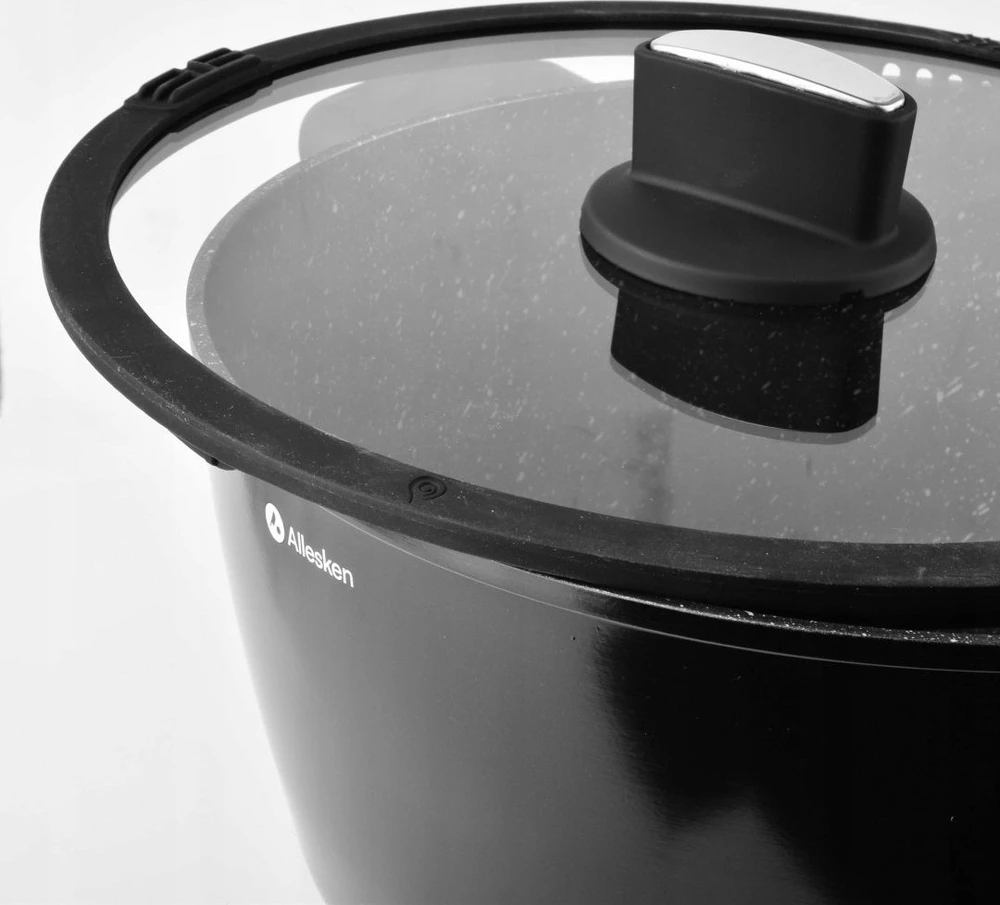 Mondex Indukcinis puodas 28cm 6,7L su nepridegančiu dangteliu virtuvei