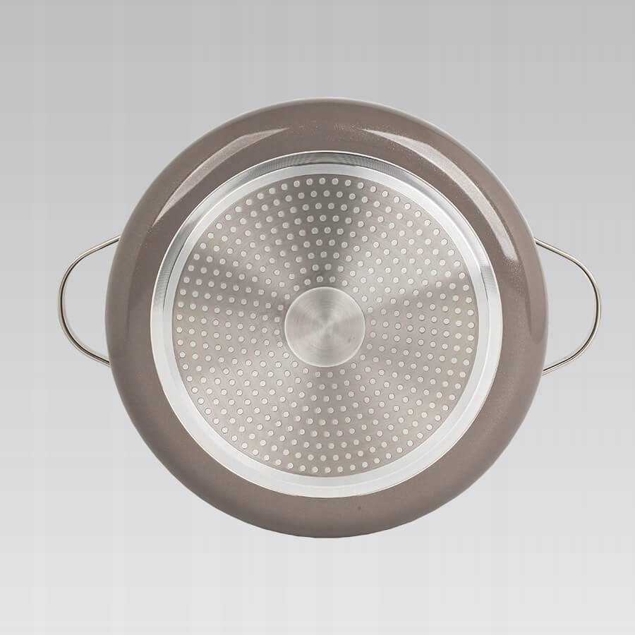 Puodas su dangčiu MAESTRO MR-4009 (MR-4009-20) 20 cm 2.3 l Pilkas