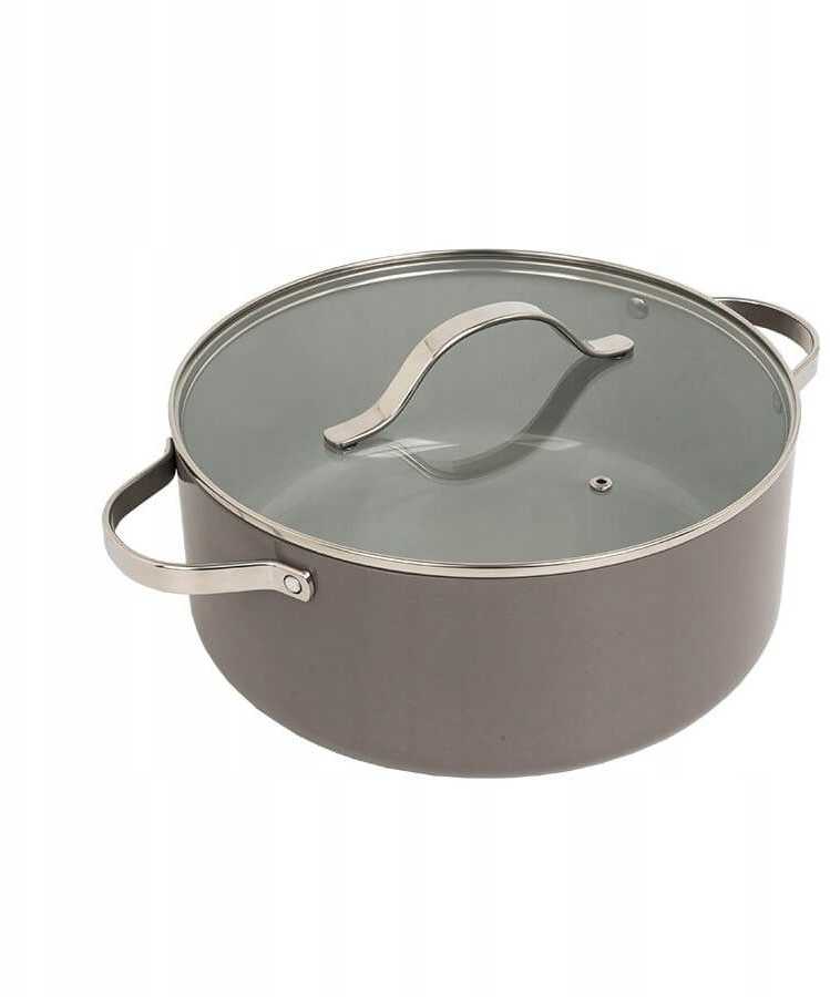 Puodas su dangčiu MAESTRO MR-4009 (MR-4009-20) 20 cm 2.3 l Pilkas