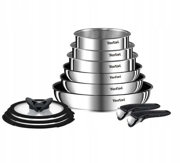 Puodų ir keptuvių rinkinys Tefal Ingenio Emotion, 11 dalių (L897SB74)