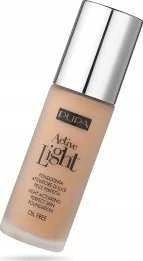 „Pupa Active-Light Oil Free Illuminating Liquid Foundation“ makiažo pagrindas, 050 Golden, 30 ml