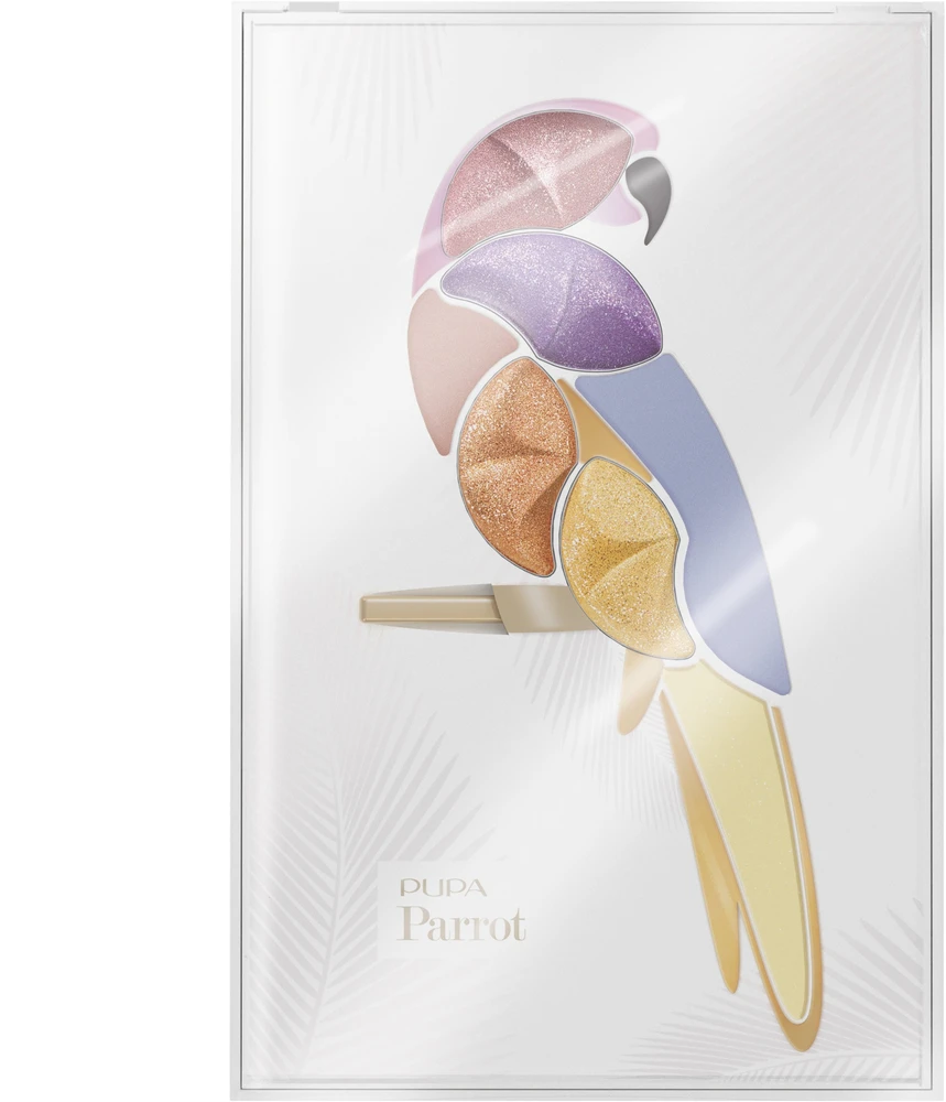 „Pupa Parrot“ akių šešėlių paletė „001 Samba“, 7 atspalviai, 14,8 g