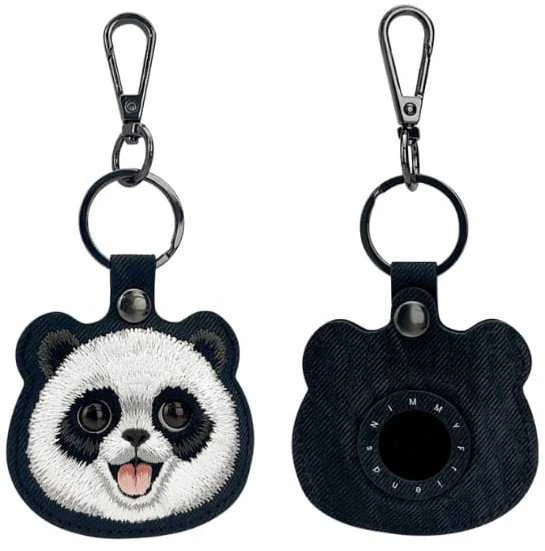 Dėklas daiktų ieškikliui Nimmy New Big Eyed Pet 2.0 Panda juodos spalvos