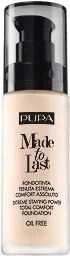 Pupa Milano Pupa Made To Last Total Comfort Foundation SPF10 #001 Light Ivory, 30 ml