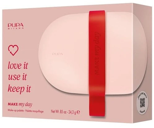 Pupa Milano Make My Day Plus veido makiažo paletė 002 Light Rožinė 24,3 g