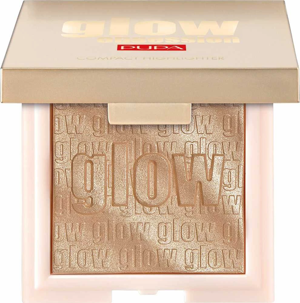 „Pupa Milano Pupa Glow Obsession“ kompaktiškas šviestuvas, suteikiantis spindesio visiems odos tipams, #002, 6 g.
