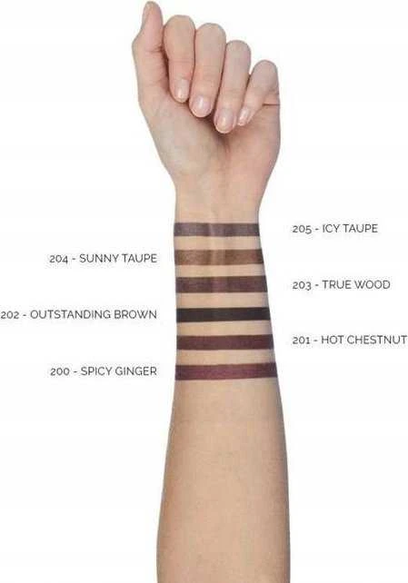 Pupa Vamp! Paraben-Free Atsparus vandeniui Kohl Kajal Akių apvadas 200 Spicy Ginger 0.35 g