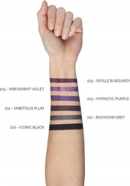 Pupa Vamp! Paraben-Free Atsparus vandeniui Kohl Kajal Akių apvadas 102 Ambitious Plum 0.35 g
