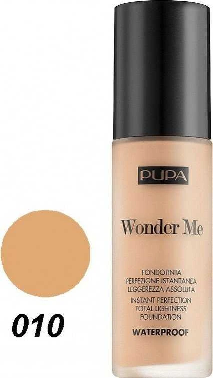 „Pupa Milano Wonder Me“ skystas makiažo pagrindas, 010 Porcelain, 30 ml