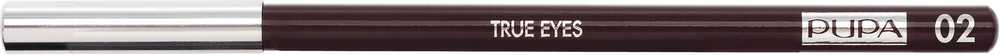 Pupa True Eyes Gel Pieštukas Akių apvadas 02 Intense Brown 1.4 g