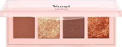 PUPA Milano Vamp akių šešėlių paletė! (Paletė) 5,2 g, 002 Gold Bronze