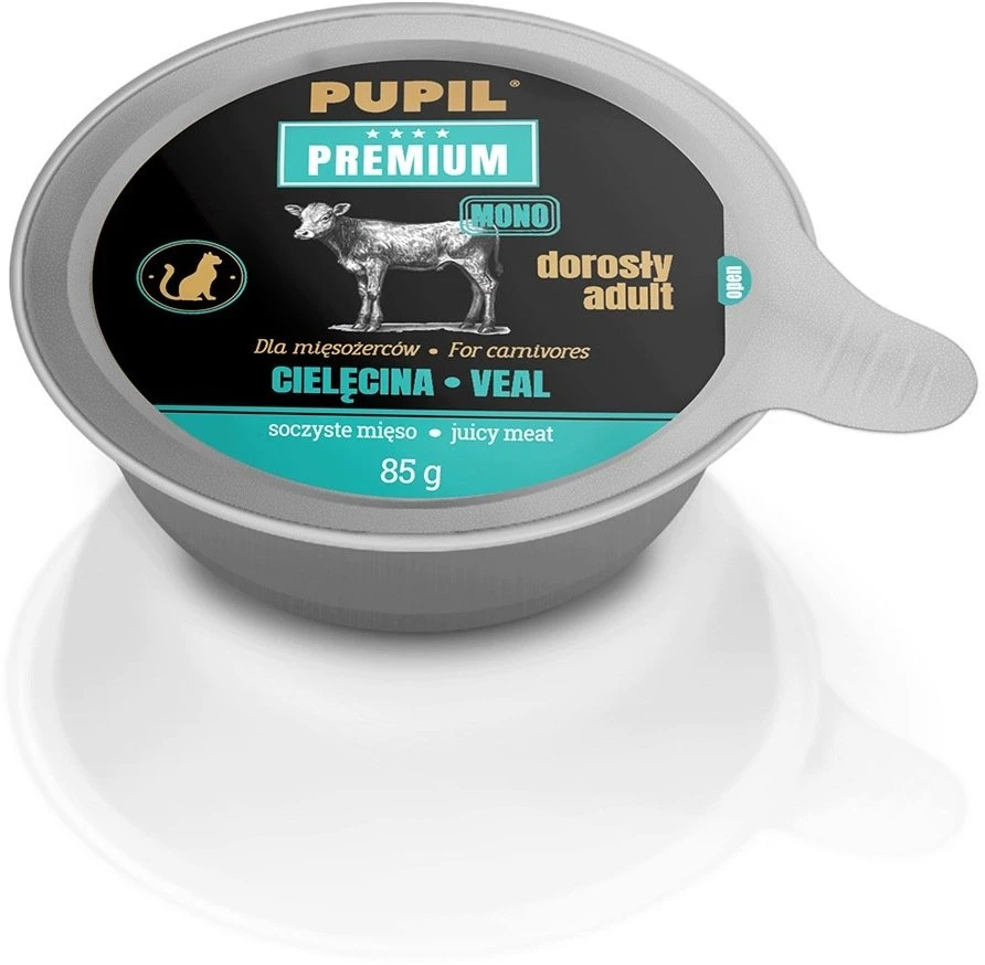 PUPIL PREMIUM GOLD ADULT Veršiena katės maistas 85g