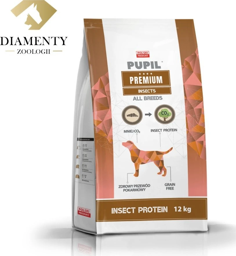 PUPIL Premium Insects – sausas Maistas šunims – 12kg