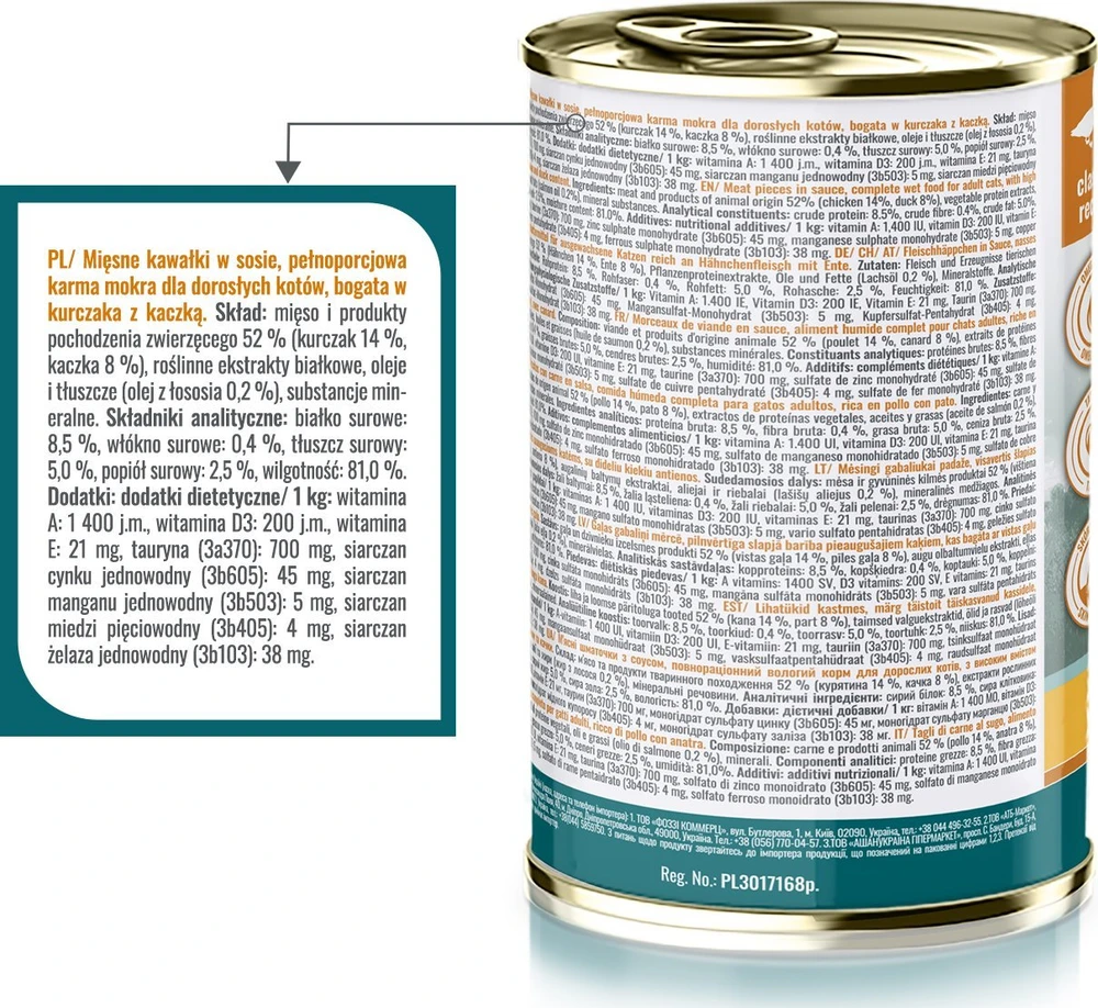 Pupil Premium PUPIL Prime Rich in vištiena and duck – šlapias kačių maistas – 400g