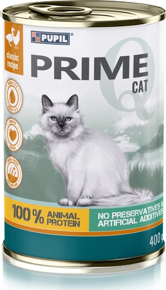 Pupil Premium PUPIL Prime Rich in vištiena and duck – šlapias kačių maistas – 400g