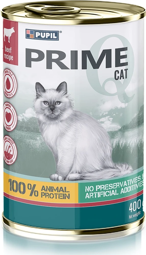 Pupil Premium PUPIL Prime Rich in jautiena and liver – šlapias kačių maistas – 400g