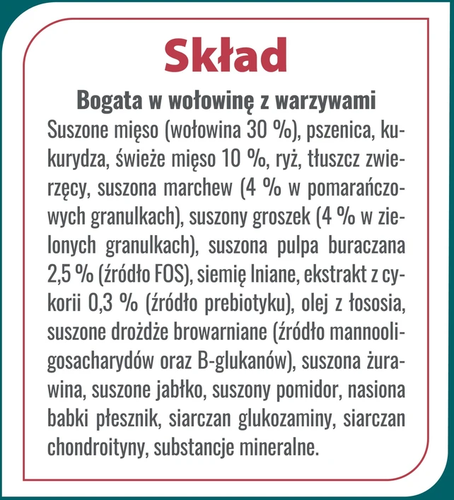 Pupil Premium PUPIL Prime Rich in jautiena with vegetables – sausas Maistas šunims – 5kg