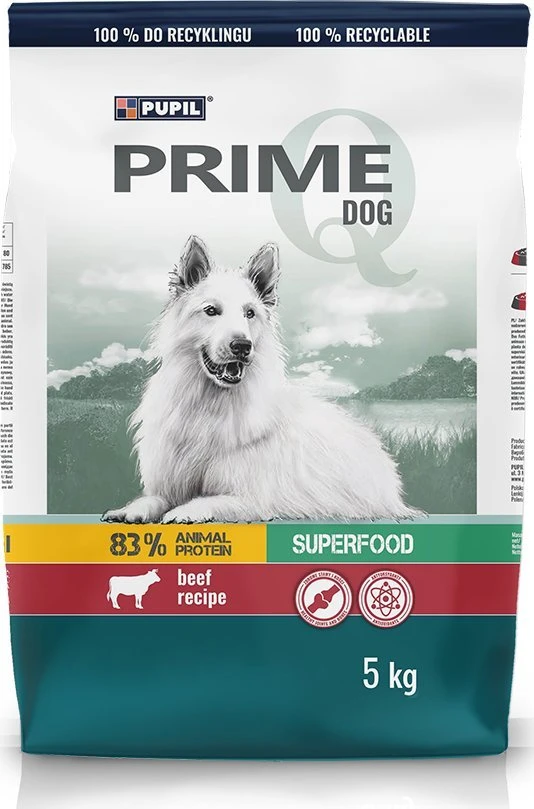 Pupil Premium PUPIL Prime Rich in jautiena with vegetables – sausas Maistas šunims – 5kg