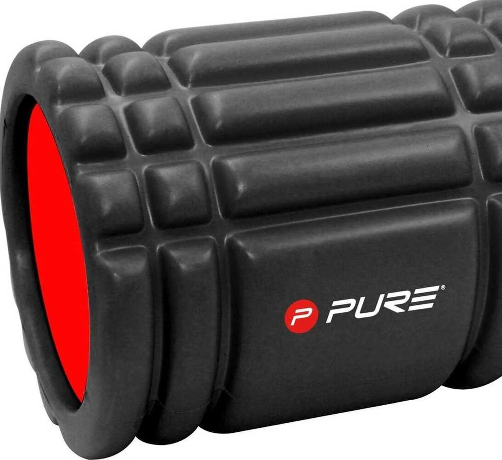 Pure2Improve | Ribbed Training Roller | Juodas