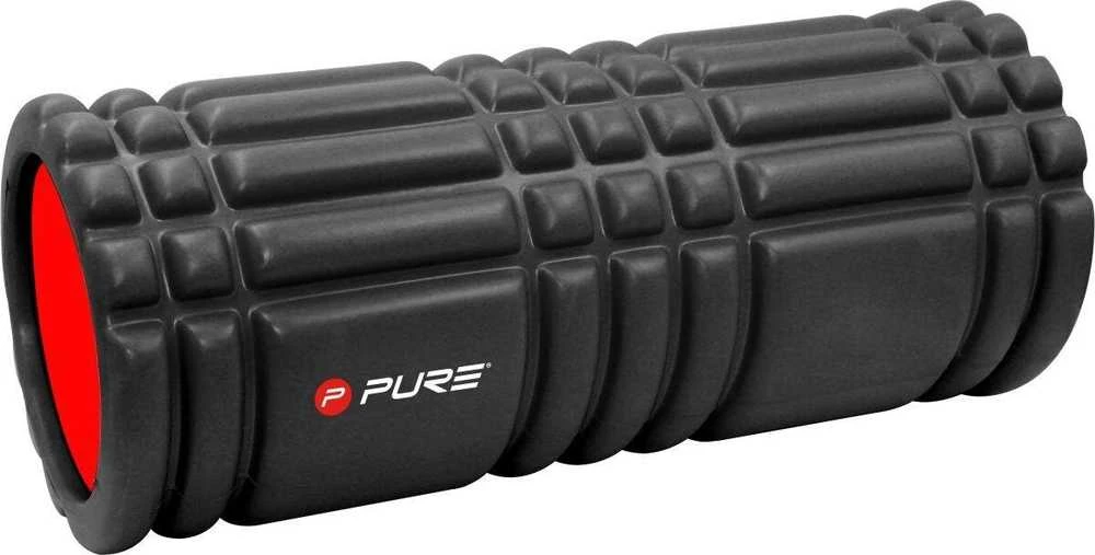 Pure2Improve | Ribbed Training Roller | Juodas