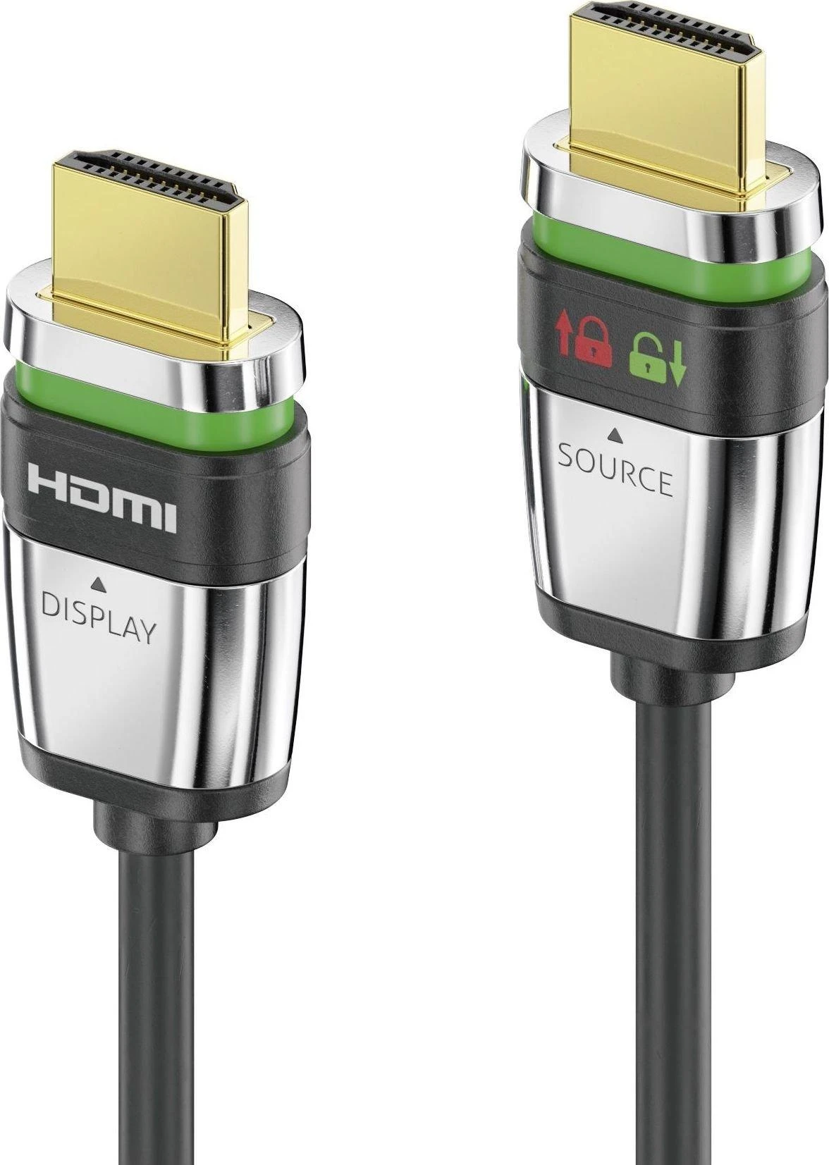 PureLink HDMI šviesolaidinis kabelis su Source ir Display jungtimis