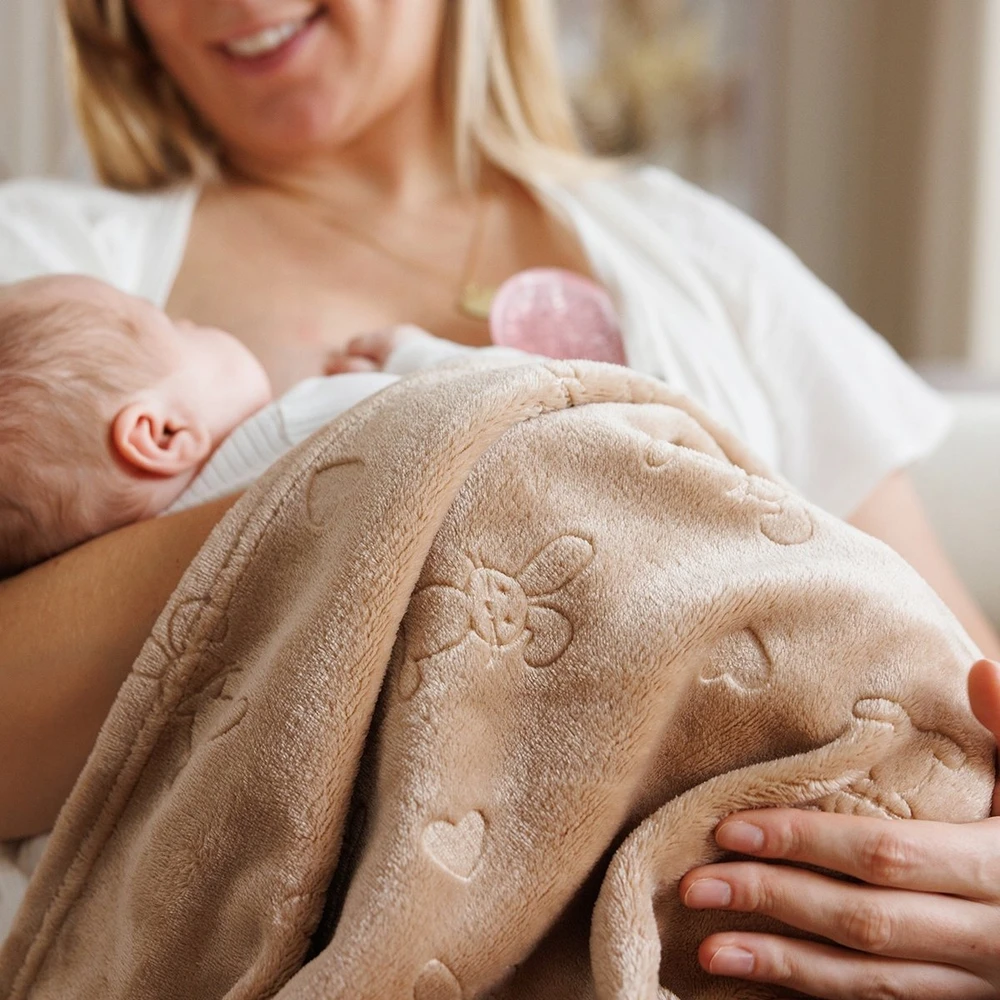 PurePower BABY ONO 1567/02 Minkštas kilimėlis su minkštu žaisliuku Smėlio spalvos