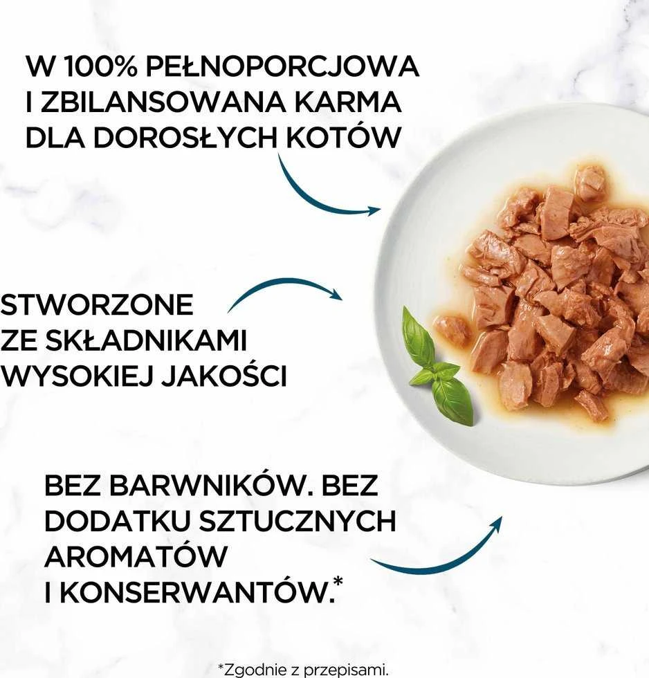 Purina Nestle Drėgnas Kašių Maistas - PURINA Gourmet Perle Mini Filė Padaže, 60x85g