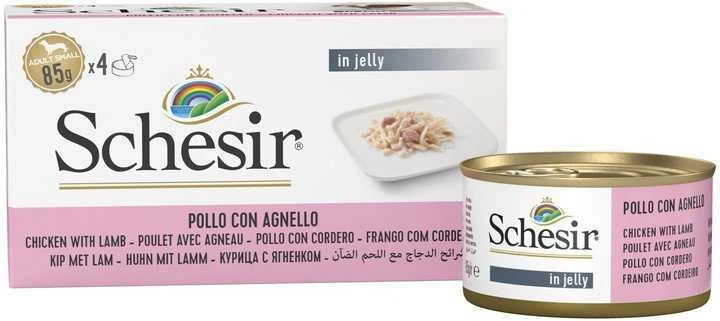 Purina Nestle Purina Maistas mokra multipack, šuniui, vištiena su jagni�cin� w galarecie, 4x85 g, puszka