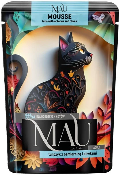 Dolina Noteci MAU Mousse Tuna with octopus – šlapias kačių maistas – 85g