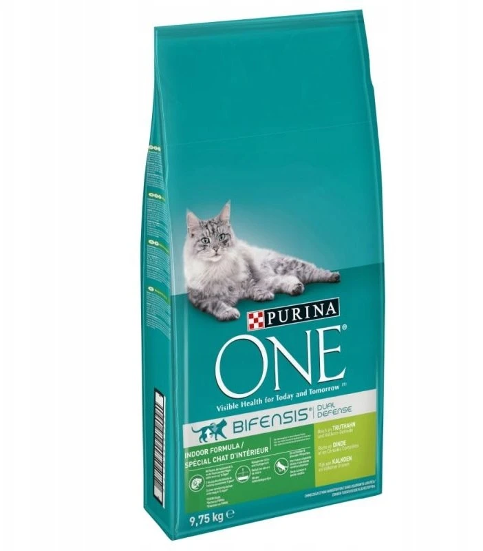 Purina Nestle Kačių Maistas - PURINA One Indoor Formula Sausas Kačių Maistas 9.75kg Kalakutienos Skonio