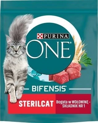 Purina Nestle Sausas kačių maistas - Purina One Sterilcat Jautiena 9,75 kg