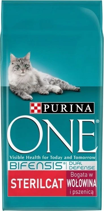 Purina Nestle Sausas kačių maistas - Purina One Sterilcat Jautiena 9,75 kg