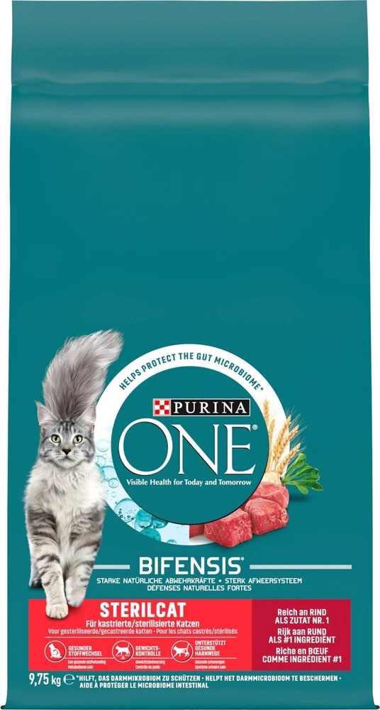 Purina Nestle Sausas kačių maistas - Purina One Sterilcat Jautiena 9,75 kg