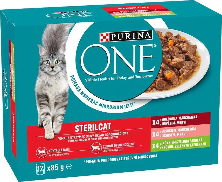 Purina Nestle Drėgnas Kačių Maistas - Purina One 12x85g