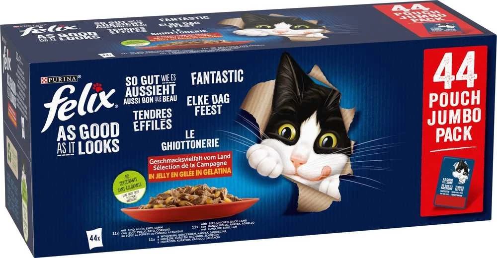 Purina Nestle Drėgnas Kačių Maistas - Purina Felix Fantastinis Mišinys