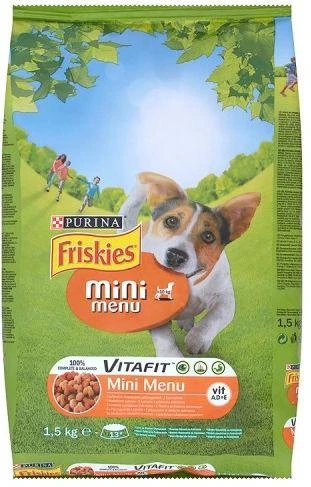 Purina Nestle Sausas šunų maistas Purina Friskies 1.5kg