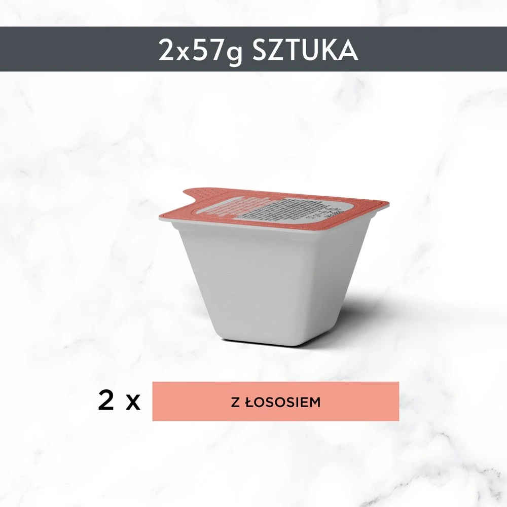 Purina Nestle Kačių Maistas - PURINA Gourmet Revelations Lašišos Gabaliukai Želyje 2x57g