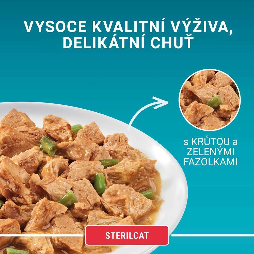 Purina Nestle Drėgnas Kačių Maistas - PURINA One Sterilcat Jautiena, Lašiša, Vištiena, Kalakutiena 40x85g
