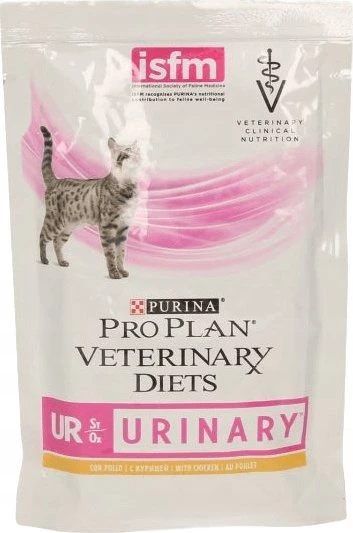 Purina Nestle Drėgnas Kačių Maistas - PURINA Pro Plan Veterinary Diets UR St/Ox Vištiena 10x85 g