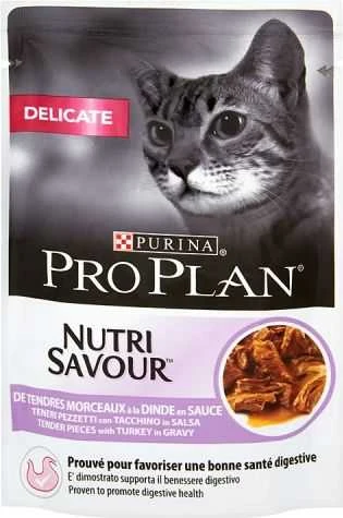 Purina Nestle Purina Pro Plan DELICATE Cat GiG kalakutiena 85g kačių konservuotas pašaras su kalakutiena