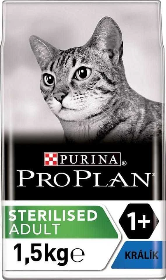 Purina Pro Plan OPTIDIGEST Sterilised Adult Cat 1.5kg, suaugusių sterilizuotų kačių sausas pašaras su triušiena 12524320