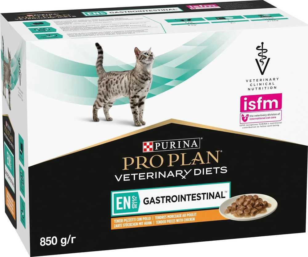 Purina Nestle Drėgnas Kačių Maistas - Purina Pro Plan Veterinarinės Dietos En St/Ox Gastroenterologinis