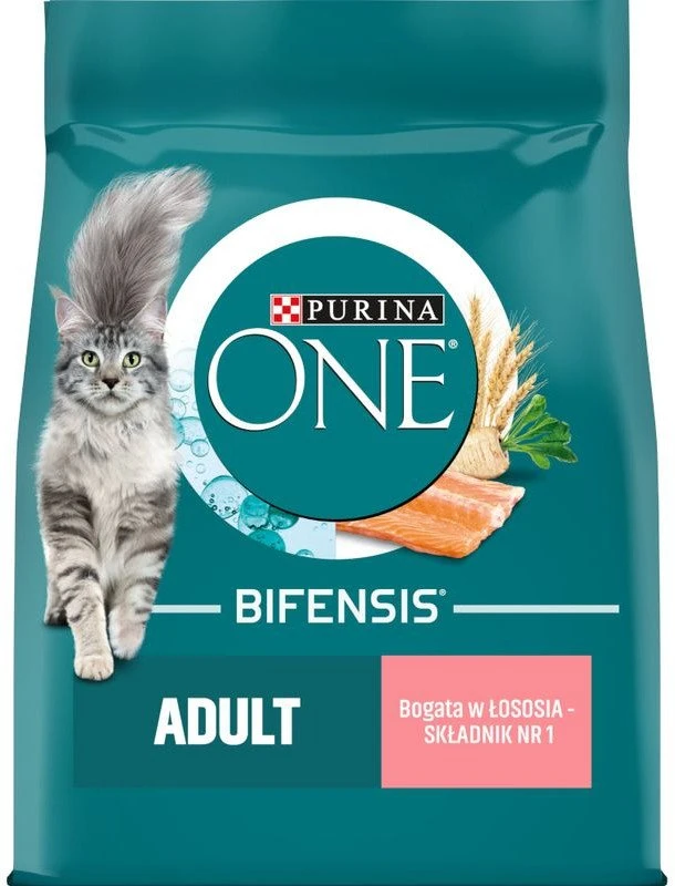 Purina Nestle Kačių Maistas - PURINA One Suaugusiųjų Lašiša 9.75kg 34% Baltymų 14% Riebalų