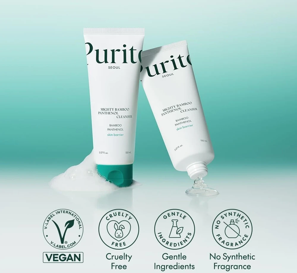 Purito Seoul Mighty Bamboo pantenolio valiklis, 150 ml